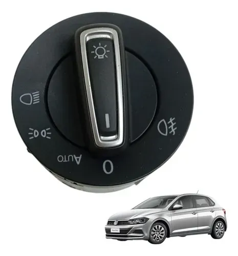 Botao Chave De Luz Farol Vw Polo Tsi 2018 2019 2020