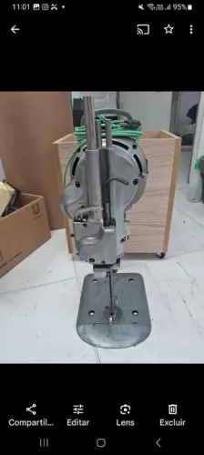 Máquina cortar tecidos, 220V Brinde lixa e faca