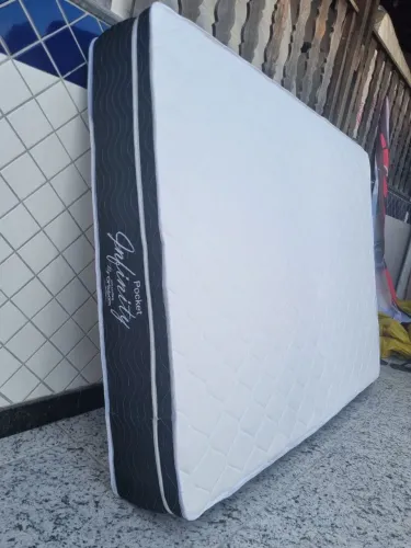 Colchão casal Ortobom, sem uso, aceito cartão e entrego grátis