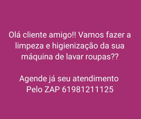 Limpeza e Higienização de Máquina de Lavar
