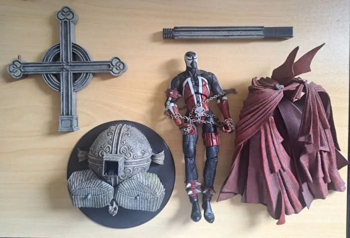 Figura Spawn na cruz McFarlane originail 