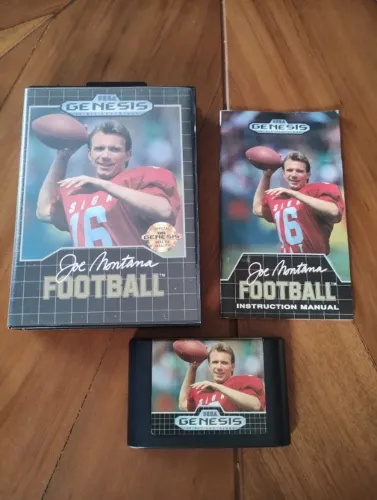 Jogo Joe Montana Football Sega Genesis Mega Drive