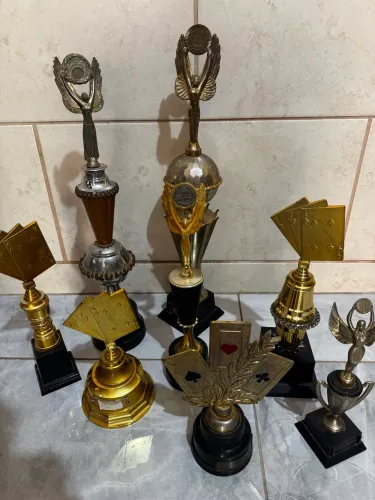 Troféus Vintage Decorativos - Peças Únicas e Elegantes - R$ 60 cada