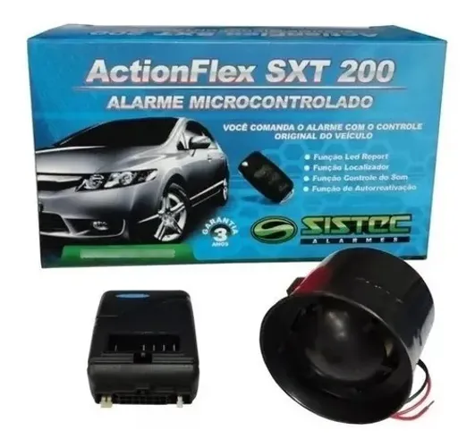 Alarme Sistec Sxt 200 Keyless Para Chave Original Ford Gm Vw