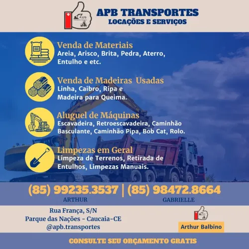 Serviço de demolição e limpeza de terreno