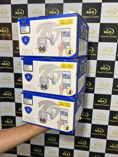 Câmera de Segurança Wifi IP a Prova Dagua Visão Noturna Câmera de Vigilança - NOVA!