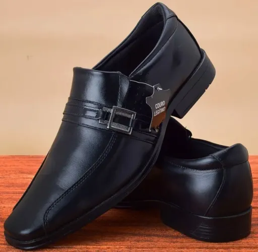 Sapato social couro legítimo 