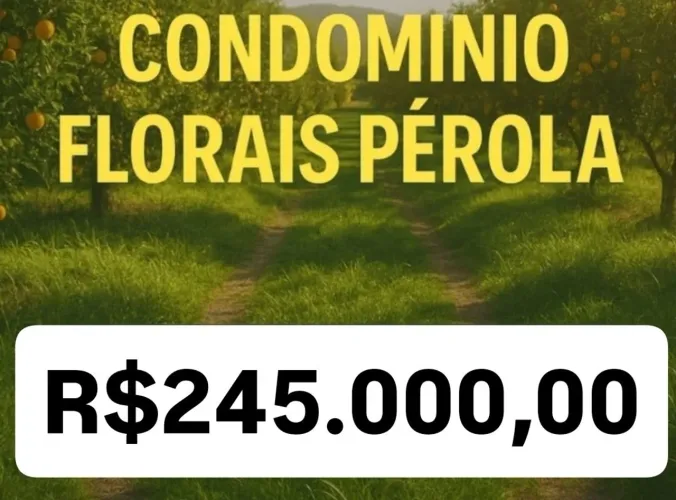 Lote condominio florais pérola