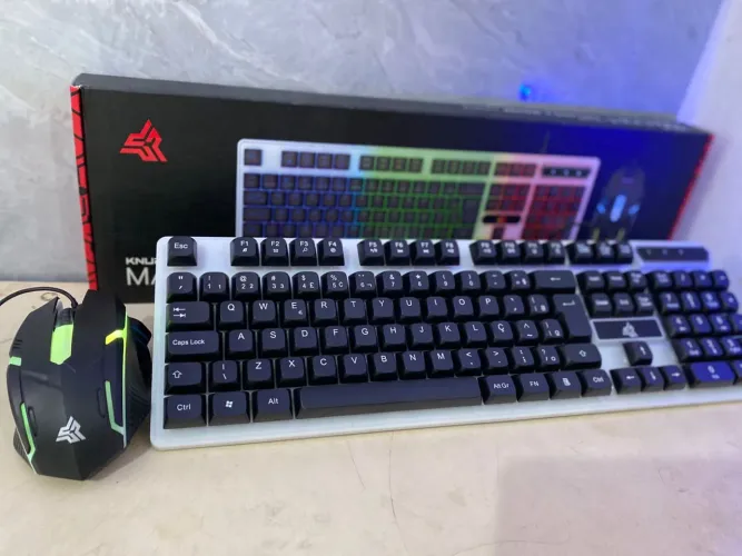 Teclado e mouse Gamer knup - Entrega a domicílio