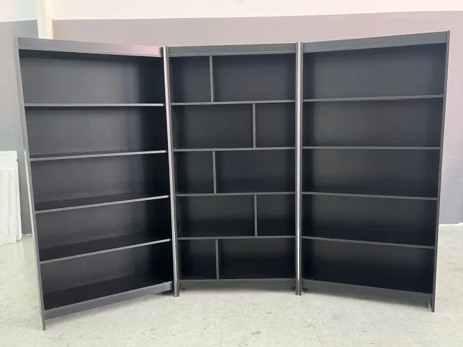 Conjunto de 3 Estantes (colméia zigzag e prateleiras) MDF 