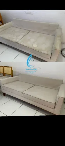 Limpeza e higienização de sofá