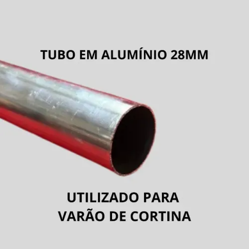 Varão em Alumínio 28mm vendido no metro. (Valores na descrição)