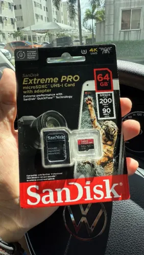 Cartão de memoria SanDisk Extreme Pro 64GB microSDXC