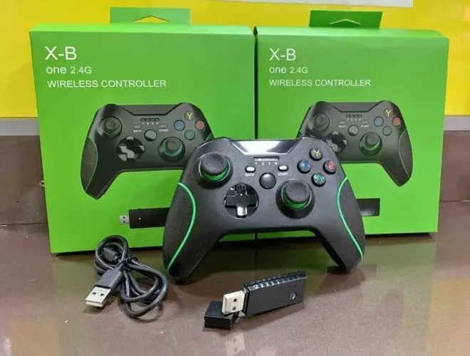 Controle  Xbox One ou Pc Gamer com entrada USB. sem fio