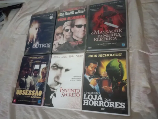 DVDs de filmes em ótimo estado!