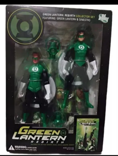 Dc direct Lanterna Verde Rebirth Colecionador - Galen Lantern & Sinestro