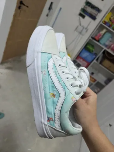 tênis vans old school bob esponja bikini bubble usado 2x tamanho 36