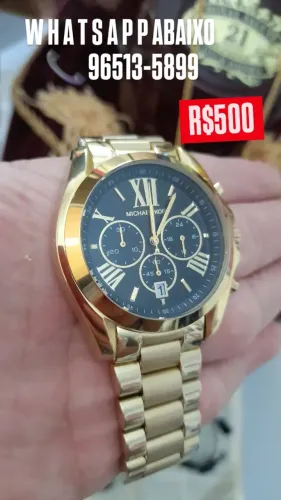 Relógio MICHAEL KORS MULTIFUNCIONAL - MOSTRADOR PRETO