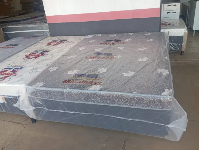 Cama box casal nova