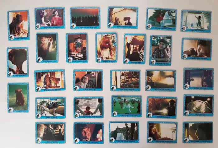 Cards americanas do álbum E.T.