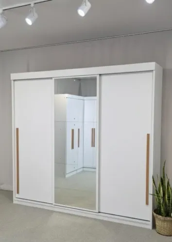 ROUPEIRO PORTA DE CORRER MDF LARGURA 2,38