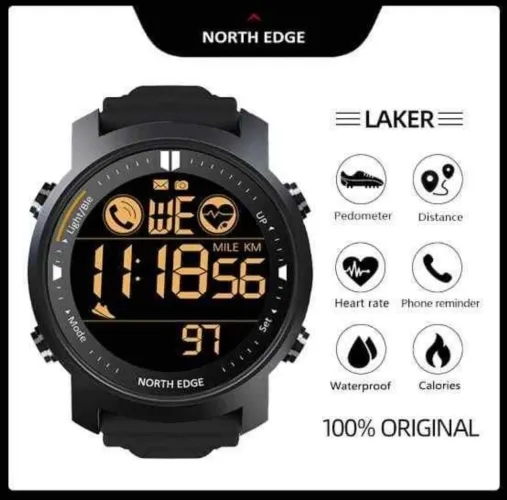 Smartwatch e Relógio North Edge Laker