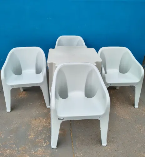 Jogo de Poltrona Luxo Branca ARQPLAST