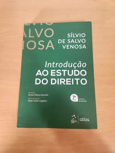 Introdução ao Estudo do Direito - 7ª Edição - Sílvio de Salvo Venosa