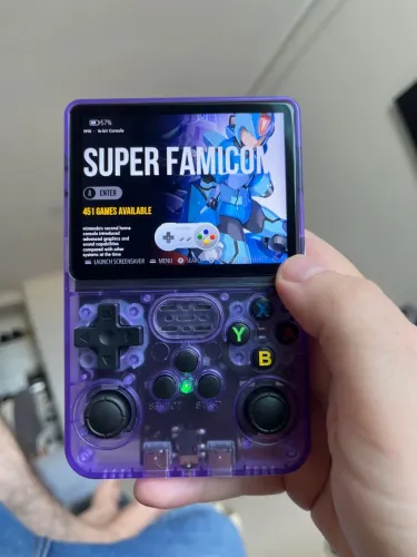 Game retrô R36S + de 10.000 Jogos Vídeo Game 64g Tela IPS 3.5 Polegadas