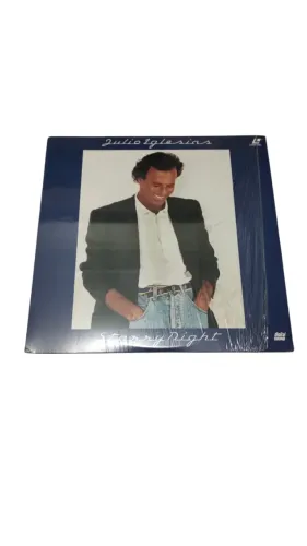 Laser Disc Album: Julio Iglesias Starry Night Semi-Novo