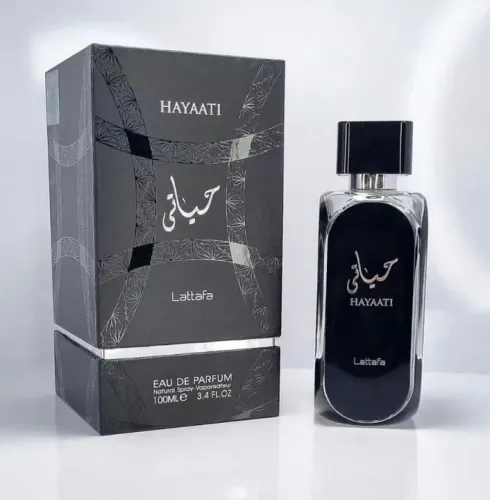 Perfume Árabe Hayaati Black, novo, Original, lacrados