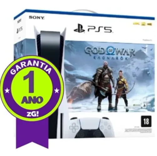 Console Sony PlayStation 5 Leitor Disco + 01 Ano1 de Garantia + Frete Grátis + Garantia ZG