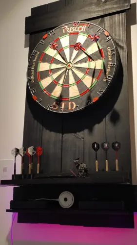 Tabela Jogo de Dardos profissional com kit de dardos