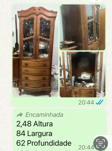 Cristaleira antiguidade