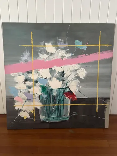 Tela pintada a óleo Ernesto Piva 