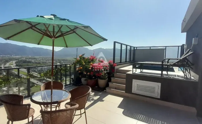 COBERTURA 4 QUARTOS Á VENDA LUME RESIDENCIAL 170M-RECREIO DOS BANDEIRANTES