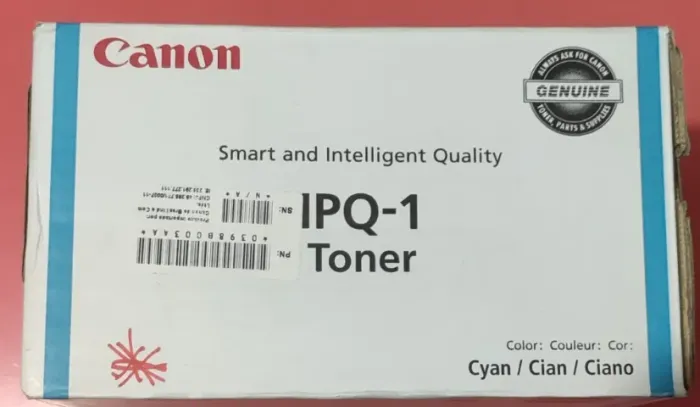 Toner Canon IPQ-1 Ciano Original (0399B003AA) - Novo Lacrado