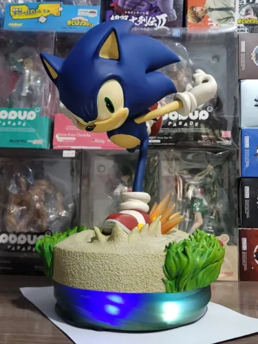 Sonic HedgeHog - First 4 Figures - Exclusive Edition - 056/750 - Estatua - Com LED