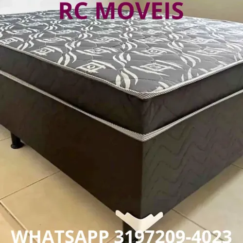 Cama Box Casal OrthoBox com Colchão D33 - Conforto e Durabilidade
