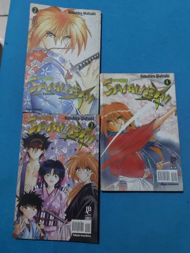 Samurai X - Rurouni Kenshin - Volumes 2, 3 e 4