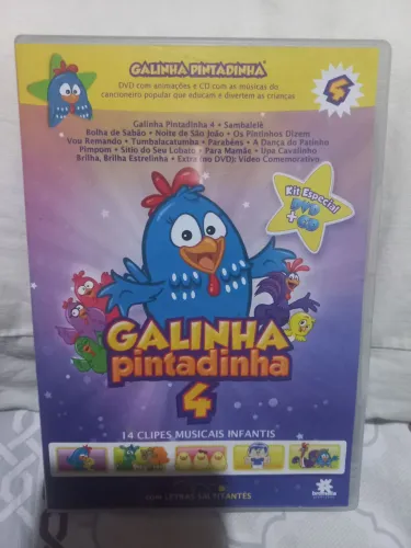 Dvd galinha pintadinha vol. 4