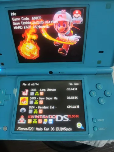 nintendo dsi completo com cartao