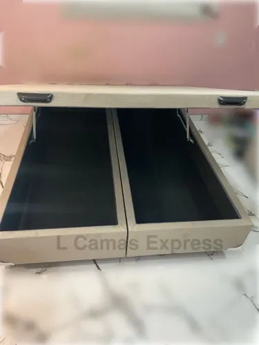 Baú Queen Bege Escuro