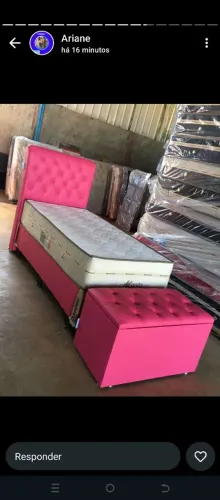 Cama completa de solteiro