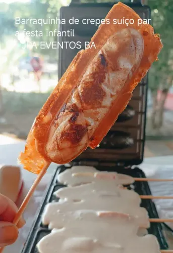 Barraquinha de lanches para festa - barraquinha de crepes suíço para festa infantil 