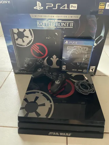 PROMOÇÃO!! Ps4 pro 1tb edição especial Star Wars Battle front 2 