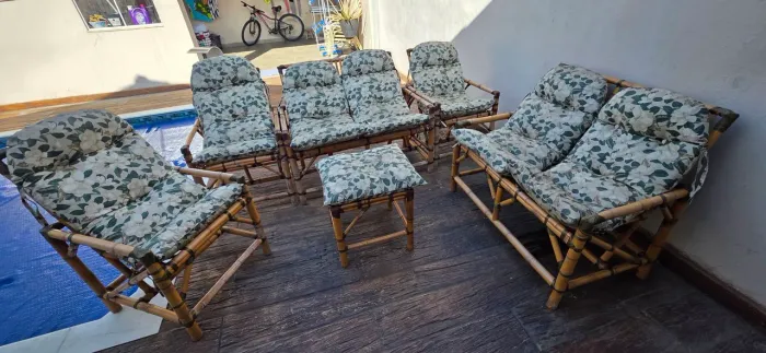 Conjunto sofá para área de lazer