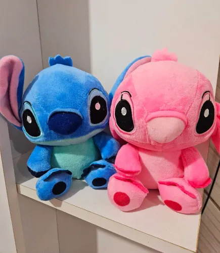 PELUCIA STITCH OU ANGEL 20CM DISNEY