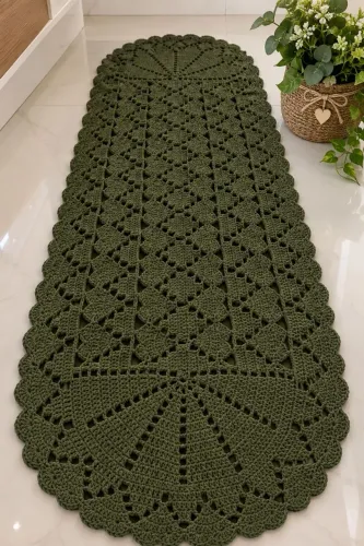 tapetes de crochê