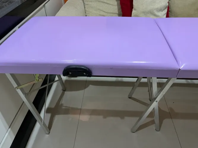 Maca mesa massagem terapêutica dobrável com rodinhas 